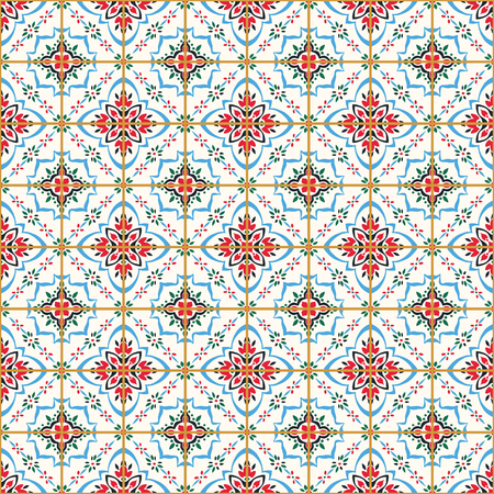 Talavera pattern.  Azulejos portugal. Turkish ornament. Moroccan tile mosaic. Spanish porcelain....