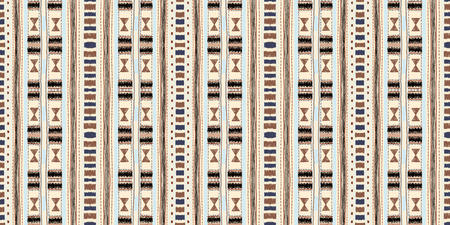 Ethnic strip. Tribal vector ornament. Seamless African pattern. Carpet with chevrons. Aztec style....