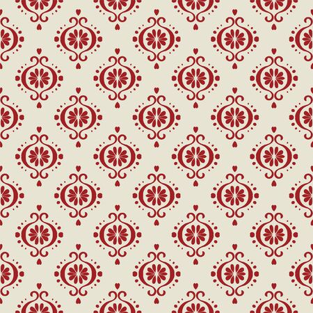 Ikat geometric folklore ornament. Oriental vector damask pattern. Ancient art of Arabesque. Tribal ethnic texture. Spanish motif on the carpet. Aztec style. Indian rug. Gypsy, Mexican embroidery.Oのイラスト素材