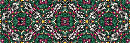 Bandana print. Women's shawl with floral pattern. Mediterranean wallpaper. Portuguese tile azulejo....