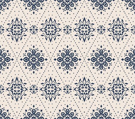 Openwork lace. New year Christmas background. Vector tie dye shibori print with stripes and chevron....