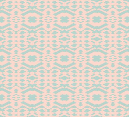 Ikat border. Geometric folk ornament. Tribal vector texture. Seamless striped pattern in Aztec style. Ethnic embroidery. Indian, Scandinavian, Gypsy, Mexican, African rug.のイラスト素材