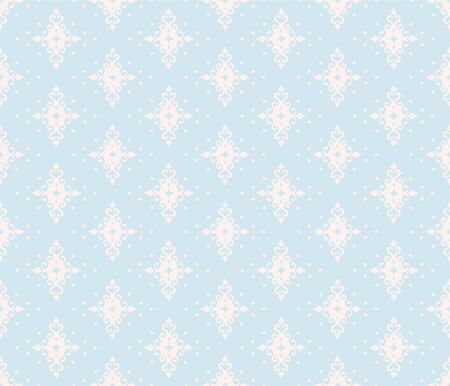 Oriental vector damask pattern. Talavera pottery. Azulejos portugal. Turkish ornament. Spanish porcelain. Ceramic tableware, folk print. Ethnic background. Mediterranean wallpaper.  Talavera pottery.のイラスト素材