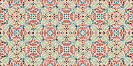 Bandana print. Women's shawl with floral pattern. Mediterranean wallpaper. Portuguese tile azulejo....