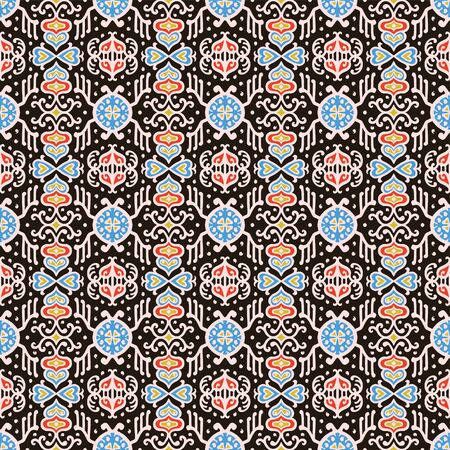 Tribal vector ornament. Seamless African pattern. Ethnic carpet with chevrons. Aztec style....
