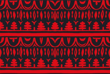 Seamless African pattern. Ethnic carpet with chevrons. Tribal vector ornament. Aztec style....