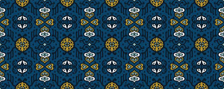 Tribal vector ornament. Seamless African pattern. Ethnic carpet with chevrons. Aztec style....