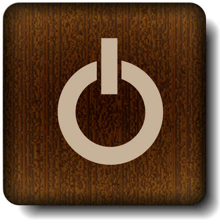 Power off iconのイラスト素材