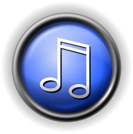 Glass musical iconのイラスト素材