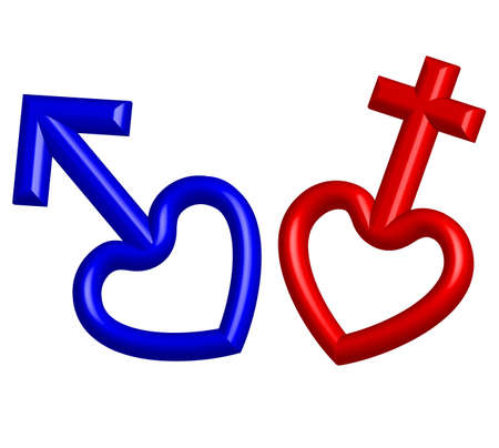 male and female iconのイラスト素材