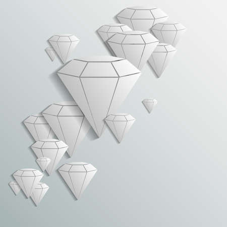 diamond backgroundのイラスト素材