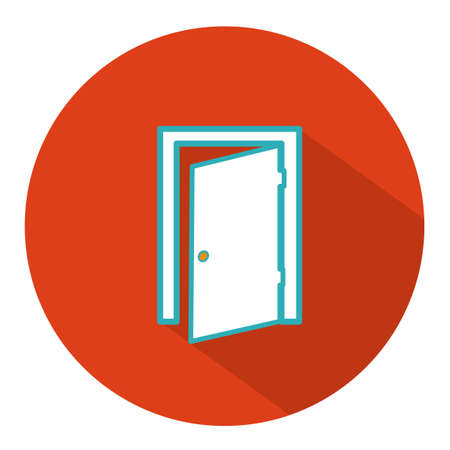 exit door iconのイラスト素材