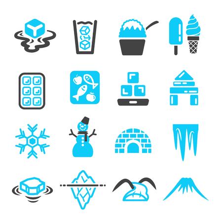 ice iconのイラスト素材