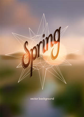 Spring vector backgroundのイラスト素材
