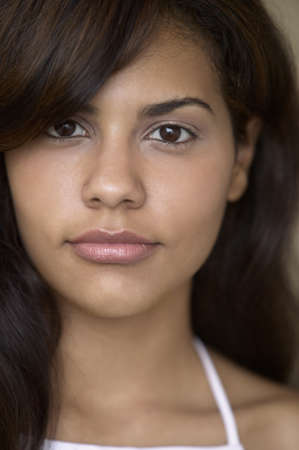 Portrait of a young womanの写真素材