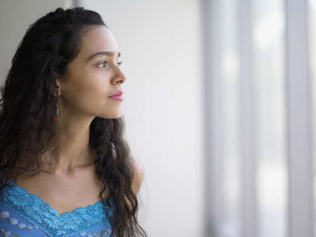 Portrait of young womanの写真素材