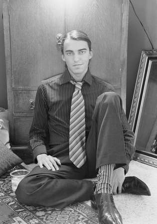 Young man posing for the camera