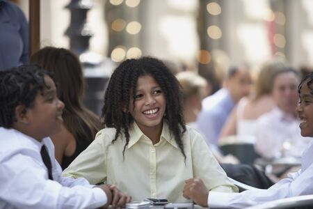 Female student smilingの写真素材