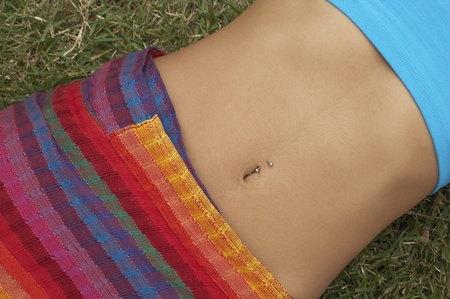 Torso of young womanの写真素材