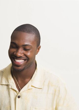 African man laughing