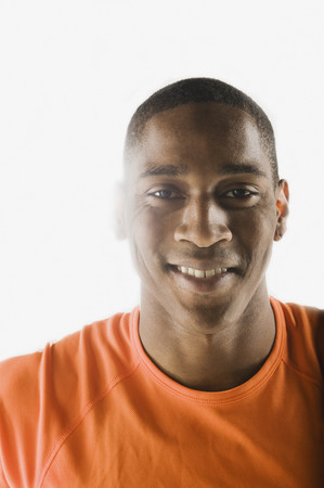 African man smilingの写真素材