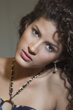 Glamorous Hispanic womanの写真素材