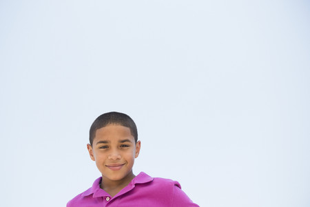 Smiling Hispanic boyの写真素材