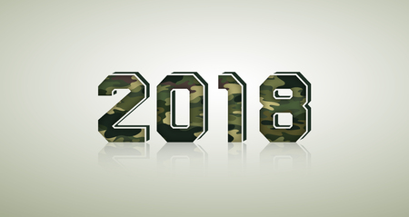 2018 character illustration.のイラスト素材
