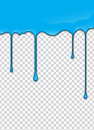 Blue paint splash with transparency background. Vector illustration.のイラスト素材