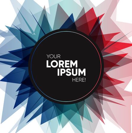 Colorful and vibrant vector background. Very striking. Ideal for motivational quotations.のイラスト素材