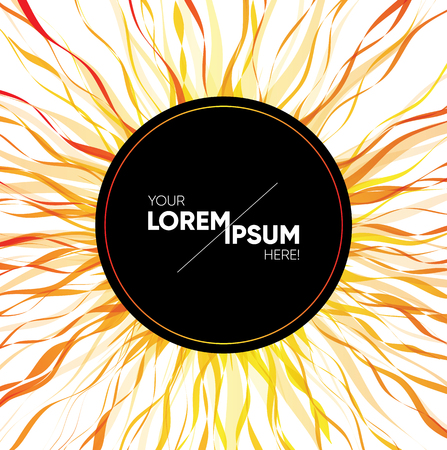 Colorful and vibrant vector background. Very striking. Ideal for motivational quotations.のイラスト素材