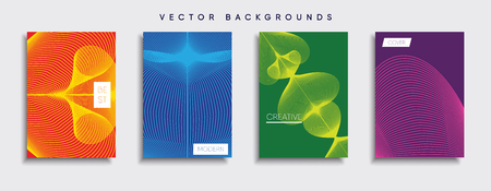 Vector cover designs. Future Poster template. Smartphone modern background set.のイラスト素材