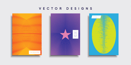 Vector cover designs. Future Poster template. Smartphone modern background set.のイラスト素材