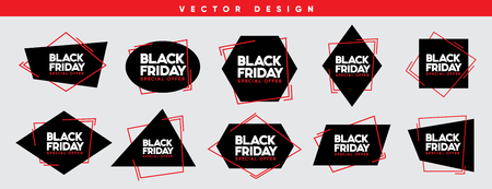 Black Friday sale vector illustrationのイラスト素材