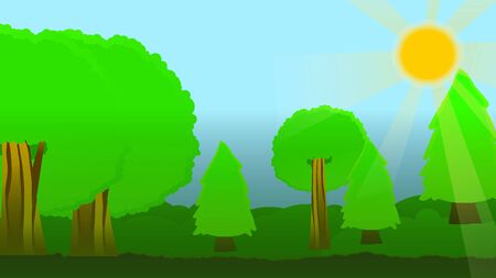 Forestのイラスト素材