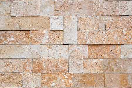 Wall texture from different sized and formed stones