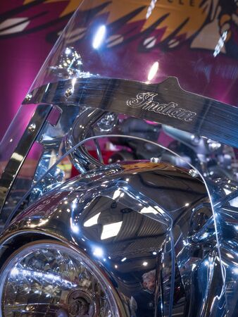 PRAGUE - FEBRUARY 28, 2019:  International Fair for Motorcycles - MOTOSALON.のeditorial素材