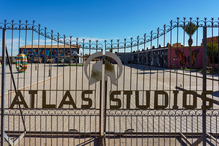 Morocco. Ouazazate. Atlas Film Studios is the largest film studio in the worldのeditorial素材