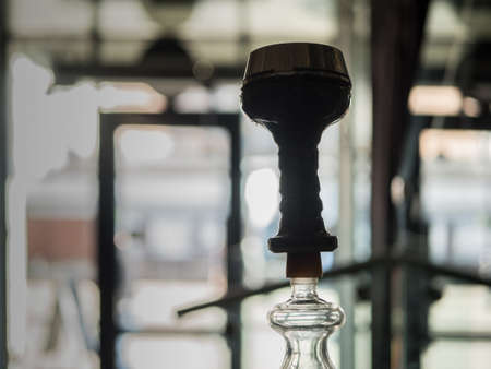 Hookah smoke in cafe & lounge barの写真素材