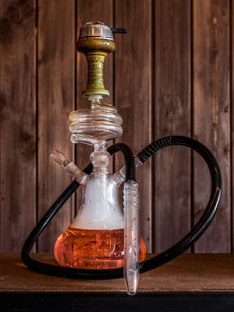 Hookah smoke in cafe & lounge barの写真素材
