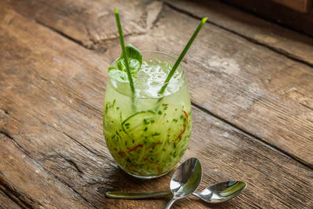 Delicious appetizing soupの写真素材