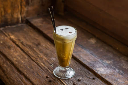 Delicious and beautiful cocktail at the barの写真素材