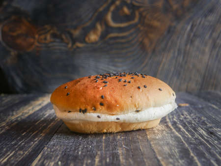 Very tasty juicy meat burgerの写真素材