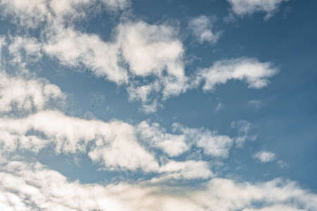 Beautiful sky, summer warm day textureの写真素材