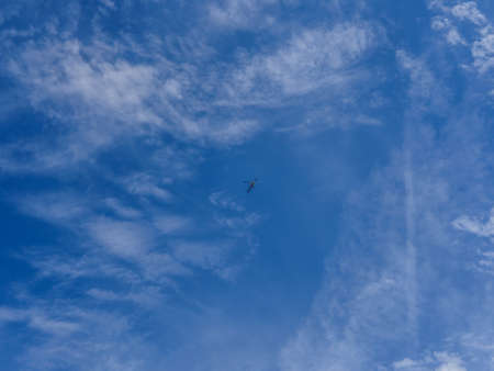 Beautiful sky, summer warm day texture