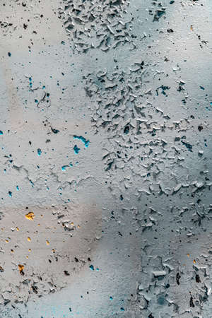 Texture of shabby paint on a concrete wallの写真素材