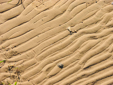 Texture of sand, on the beach near the sea