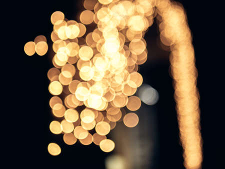 Beautiful bokeh from many lights, texture