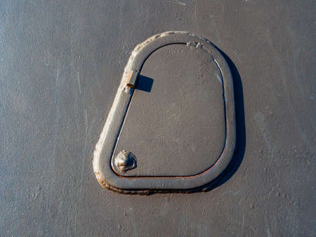 Metal texture of military equipment of protective colorの写真素材