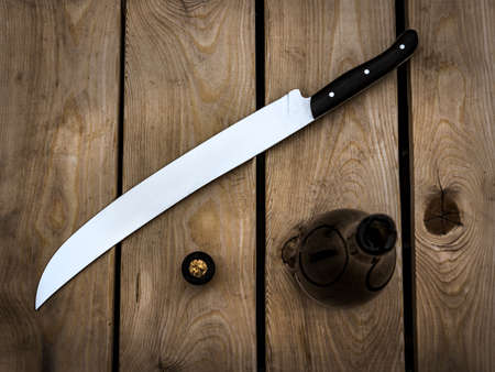 Sabrage is a technique for opening a champagne bottle with a saber, used for ceremonial occasions.